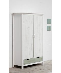 Armoire 2 Portes 1 Tiroir (Collection Perle)