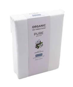Pure Earth - Ensemble de draps 6 pièces en coton biologique