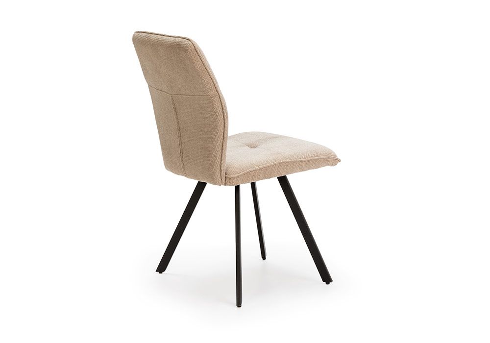 Ensemble Table Rectangulaire Céramique Noir avec 4 Chaises et 2 Fauteuils Lula – Image 5