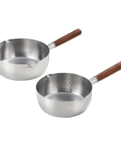 Yukihira - Casseroles en acier inoxydable, 2 pièces