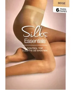 Silks Essentials - Culottes de maintien, paquet de 6 paires