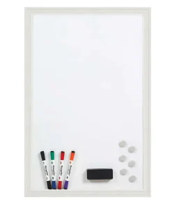 MessageStor - Tableau effaçable à sec magnétique avec accessoires, 24" x 36"