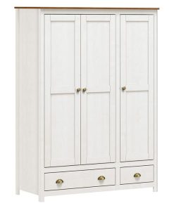Armoire 3 Portes 2 Tiroirs (Chambre à Coucher Topazio)