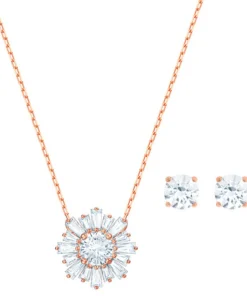 Swarovski - Ensemble de soleil pendentif et boucles d'oreilles, 5492282