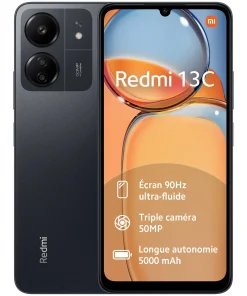 Xiaomi Redmi 13C 4G – 256Go – Noir